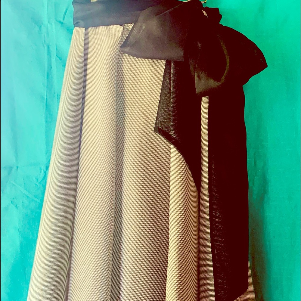 Vintage 90s Donna Karan Black Label Hostess Skirt